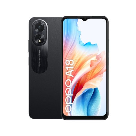 Compra o Smartphone Oppo A18 4G com 4GB/128GB na cor preta hoje mesmo!