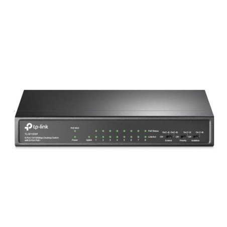 Switch TP-Link TL-SF1009P 9 Portas 100Mbps PoE+ para otimizar a rede