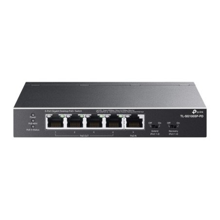 Compra o Switch TP-Link TL-SG1005P-PD e melhora a tua rede hoje