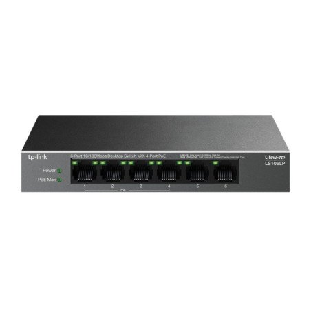 Switch TP-Link 6 Portas PoE: Optimiza a tua rede hoje mesmo