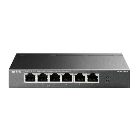 Switch TP-Link 6 Portas POE+: Otimiza a tua rede já!