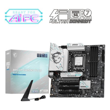 MSI B860M: Maximiza o Teu Jogo com Wi-Fi 7 e DDR5! Compra Já