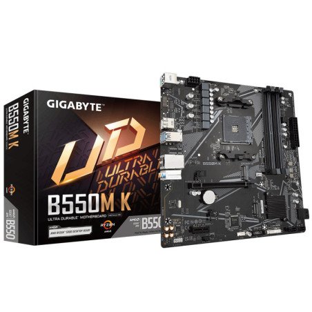 Motherboard GIGABYTE B550M K AM4 DDR4 - Descobre já a tua!