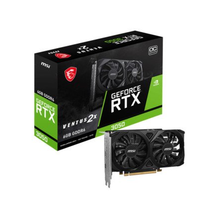 Placa Gráfica MSI RTX 3050 VENTUS 2X 6GB OC - Melhora o teu jogo!