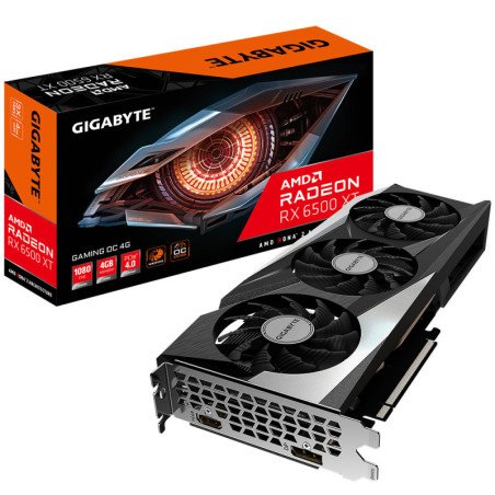 Placa Gráfica GIGABYTE RX 6500 XT Gaming 4GB | Conhece mais agora