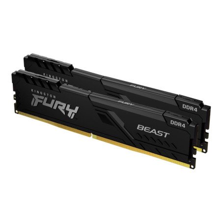 DDR4 KINGSTON 2x 8GB 3200 FURY BEAST NEGRO