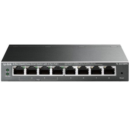 TP-Link TL-SG108PE switch de rede Gerido L2 Gigabit Ethernet