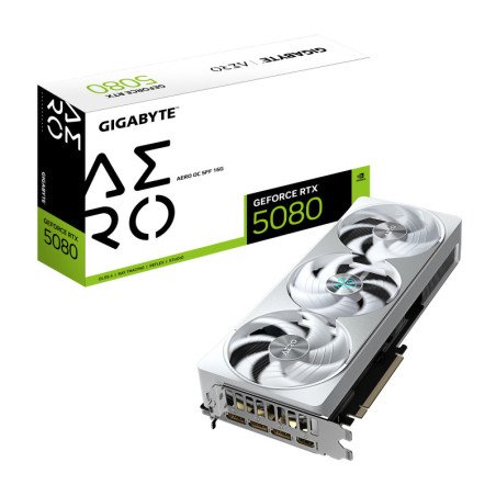 GIGABYTE RTX 5080 AERO OC 16GB GDDR7 eleva o teu gaming agora!