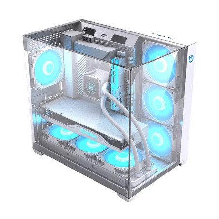 Caixa PC Hiditec SKY Prateado | Torna o teu setup único agora