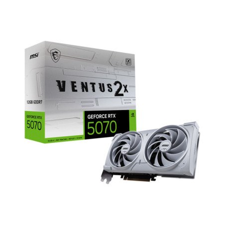 MSI GeForce RTX5070 VENTUS 2X OC White NVIDIA GeForce RTX 5070 12 GB