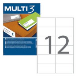 Compra já as tuas etiquetas Multi3 97x42,4mm 100F A4 1200un