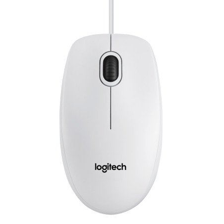 Logitech B100 Optical Usb Mouse f/ Bus rato Escritório Ambidestro USB