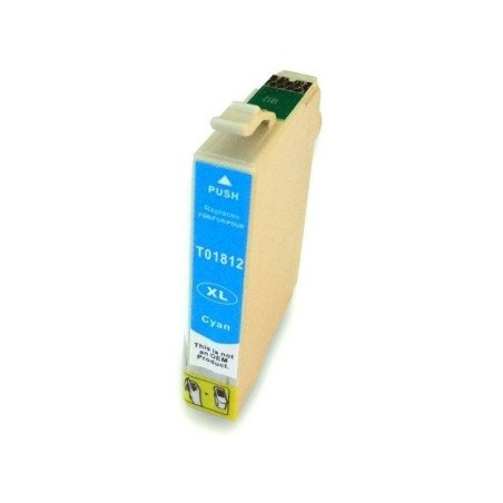 Tinteiro Epson T1812 Azul Compatível - Alta Qualidade | Chip Ink