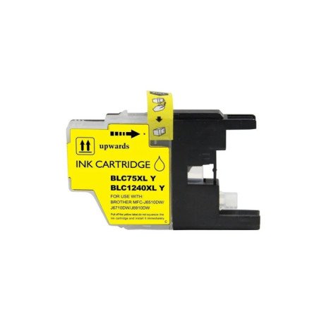 Tinteiro Brother LC-1240 Amarelo Compatível - Alta Qualidade