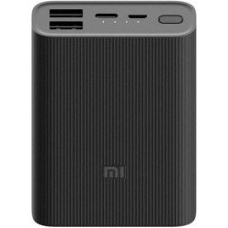Powerbank Xiaomi Mi 3 Ultra Compact 10000mAh Preta | Alta Capacidade