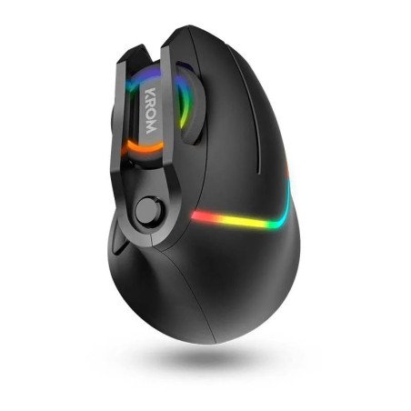 Rato Óptico Krom Kaox Vertical Ergonómico 6400DPI RGB