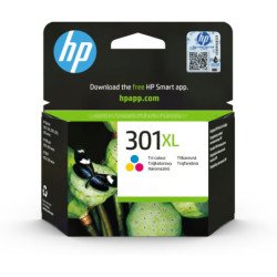 Tinteiro HP 301XL Cores Original: Maximiza Impressões, Compra Já