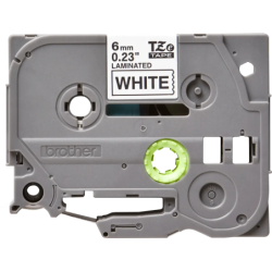 Compre Fita Laminada Brother TZe211 Compatível | Texto Preto Fundo Bra