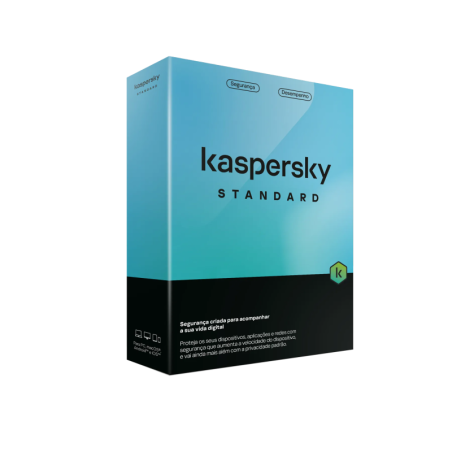 Antivírus Kaspersky Standard para 5 Dispositivos - Proteção por 1 Ano