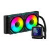 ABYSM Oceanic LCD 240 ARGB Processador Refrigerador líquido