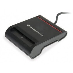 Conceptronic SCR01B leitor de smart card USB USB 2.0 Preto